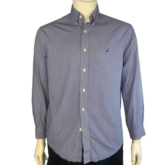 Nautica Men's Dress Shirt Medium Neck 15 Arms 32-33 - Picture 1 of 4
